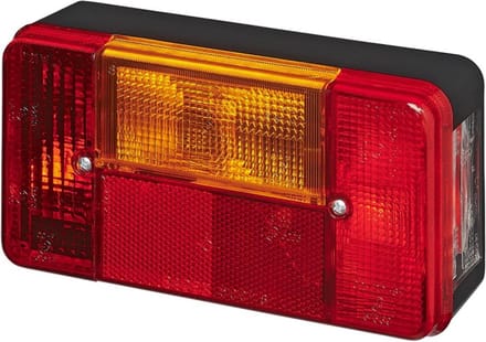 ProPlus Achterlicht aanhangwagen/caravan - 5 functies - links - 194 x 104 mm - rood
