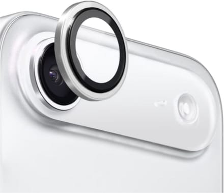 Mobile5 - Apple iPhone 17 Air - Camera lens protector - Gehard glas - 9H Bescherming - Zilver