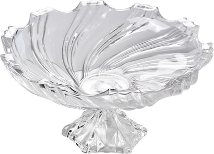 Clayre & Eef Fruitschaal Ø 38x21 cm Transparant Glas