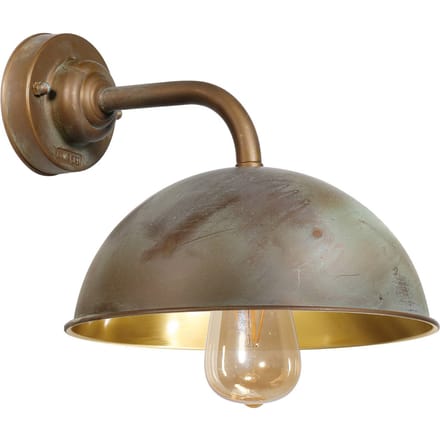 Moretti Luce Wandlamp Circle, messing, bereik 31 cm
