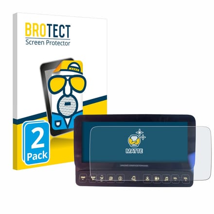 BROTECT - Screenprotector voor Mercedes-Benz Actros 2019 Touch-Display 10" - Folie Beschermfolie matte 2 Stuks