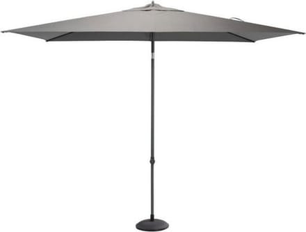 4 Seasons Azzurro parasol 200 x 300 cm antraciet solefin - houtlook frame