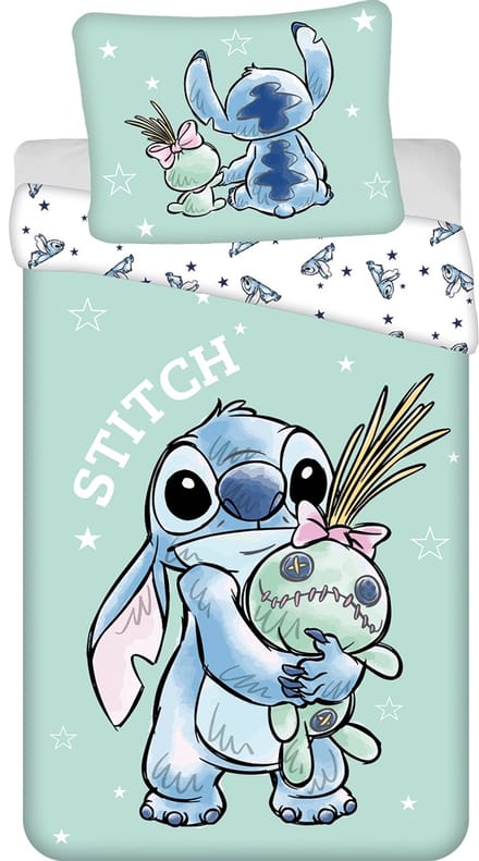Disney Lilo & Stitch Dekbedovertrek Buddies - 140 x 200 cm + 70 x 90 cm - Katoen