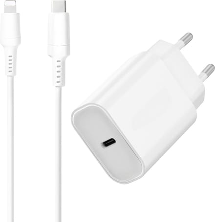 Usb C Oplader 20w + Lightning Kabel 2M - Snellader geschikt voor iPhone 14 /13 / 12 / 11/ X / Pro / Max / Plus / Mini