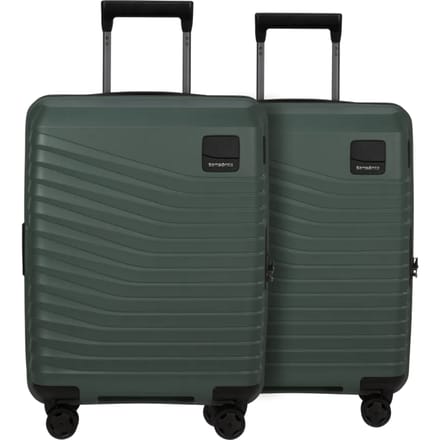 Samsonite Intuo Expandable Spinner 55cm Duo Pack Olive Green