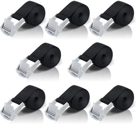 Korte Spanbanden - 1 m x 25 mm - Verstelbaar - 8 Stuks