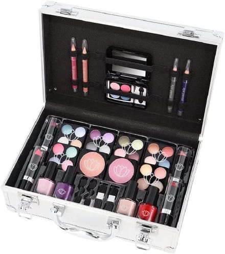 Vegan Make-up Set met Oogschaduw, Lipstick en Nagellak