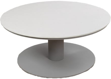 Loungetafel Barletta ø80cm | Sandstone/Camel | Aluminium & Kunststof