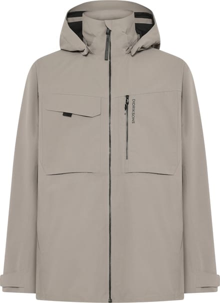 Didriksons ASTON USX JKT 5 Unisex Outdoorjas - Ash Brown