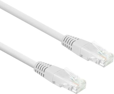 Eminent Witte 5 meter U/UTP CAT6 patchkabel met RJ45 connectoren