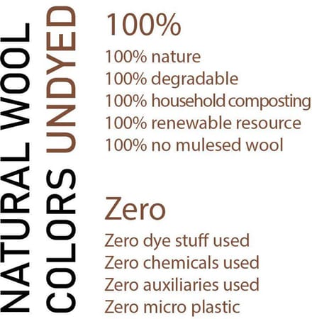 Ivanhoe trui NLS Petal Birch heren - 100% zuivere ongeverfde wol