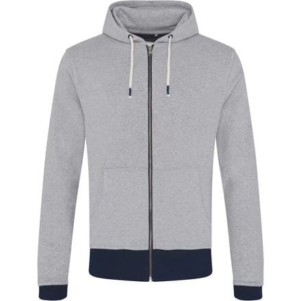 Geïnspireerde sweatshirt met rits van gerecycled katoen Ecologie Okavango