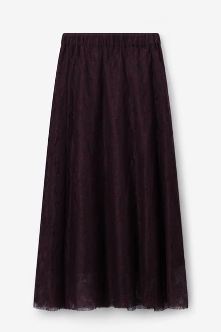 Sissy-Boy - Paarse kanten maxi rok