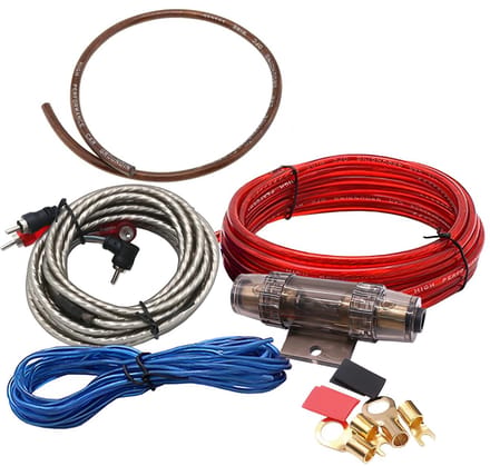 6AWG Autokabelset voor Eindversterker en Subwoofer Installatie