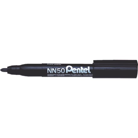 Viltstift Pentel NN50 rond 1.3-3mm zwart