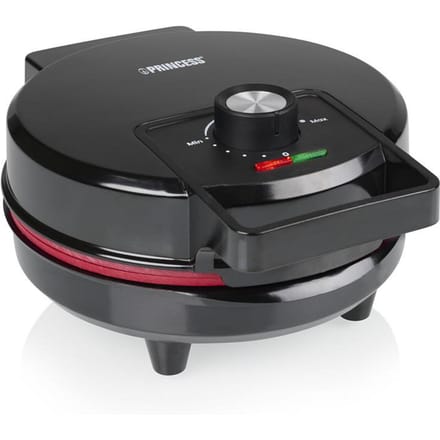 Princess Wafelijzer Hartvormige Wafels - Zwart - ⌀19 cm - 1200W
