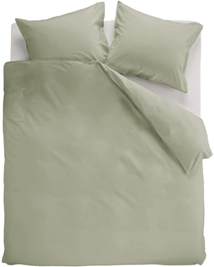 Linolux Dekbedovertrek Washed Cotton Green 2 persoons