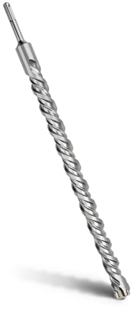 Betonboor SDS-Plus - Klopboor - Gaten Boren - 4 Hardmetalen Snijders - 30 x 410 mm - Grijs