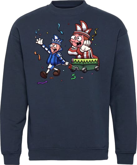 Sweater Carnavalsoptocht | Carnaval | Carnavalskleding Dames Heren | Navy | maat S