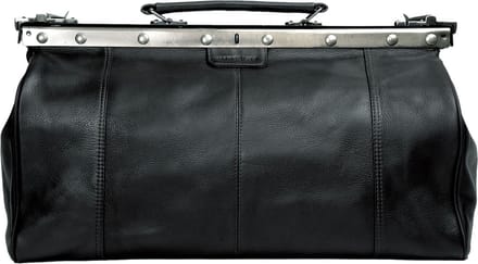 HAROLD'S Leren schoudertas Country Doctor's Bag Black zwart
