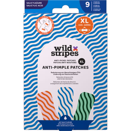 Wild Stripes Anti-Pimple Patches XL 9 st