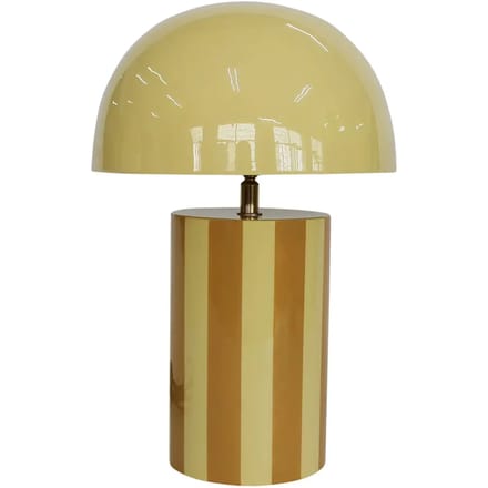 Leitmotiv Tafellamp Rayado - Geel - 25x25x34cm - Modern