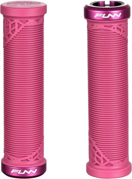 Fiets handvatten - Handgrepen MTB - Jongeren fietsen - Single lock-on klem - 19 mm binnendiameter - Roze