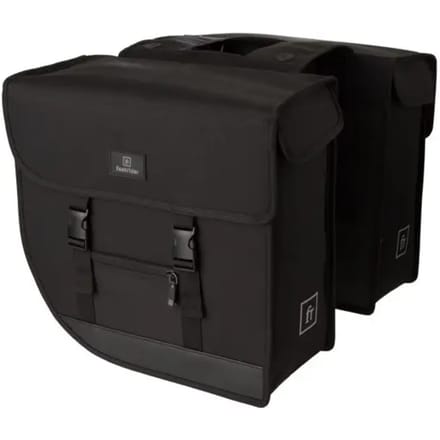 Fastrider Hybrid Large Dubbele Fietstas Zwart - 35L