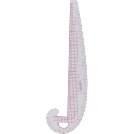 Règle Courbe 58cm 6501 Haute Précision Corps Transparent Règle Courbe en Plastique Couture pour Conception de Patron de Couture gray