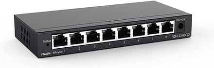 8-poorts Gigabit Desktop Switch met Stalen Behuizing