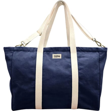 Hindbag weekendtas Jean marine - 100% biologisch katoen