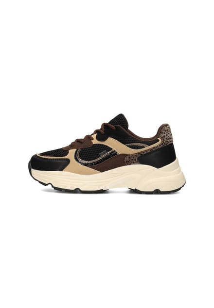 POSH by Poelman ANGY Dames Sneakers - Zwart met combinatie