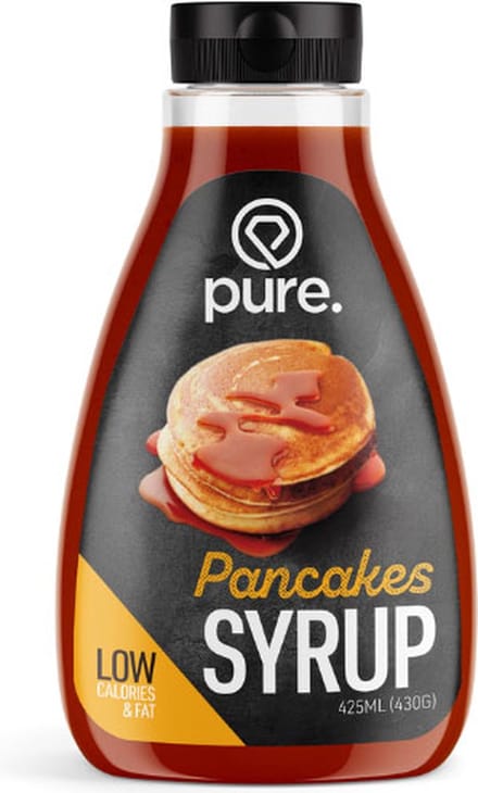 Pure. Low Carb Syrup - Pancake- 425ml - zero siroop - caloriearm & vetarm – heerlijk bij pannenkoeken