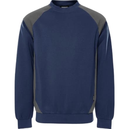 Fristads Sweater 7148 GSM - Marineblauw/Grijs - S