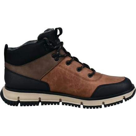 Laarzen met veters Bugatti cognac / black