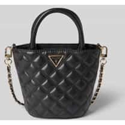 GUESS schoudertas handtas Giully II Mini Tote Black beige
