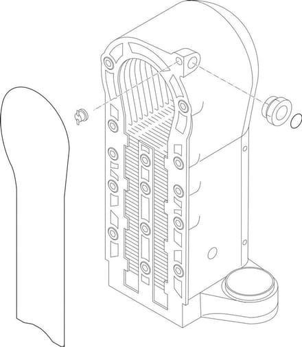 BOSCH Warmtewisselaar, 87154069400
