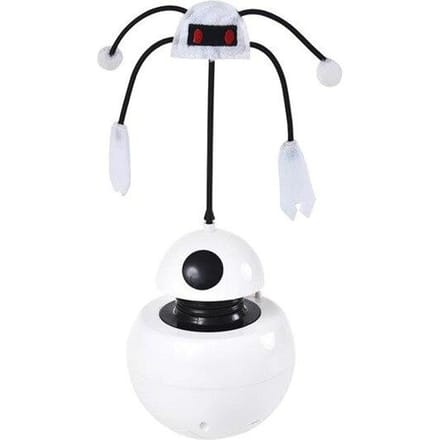 Jouets Laser automatiques multifonctionnels pour chat, rotatif à 360 degrés, gobelet électrique, jouets interactifs pour chat blanc