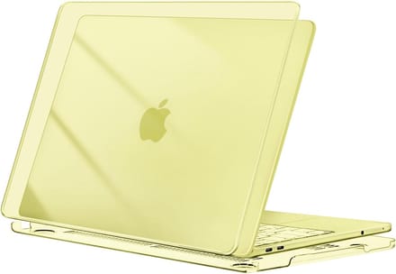 CaseMania macbook case geschikt voor MacBook Neo 13'' - Geel - Kunststof