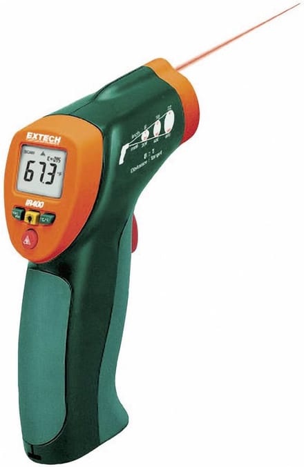 Extech IR400 Infrarood-thermometer Optiek 8:1 -20 - +332 °C
