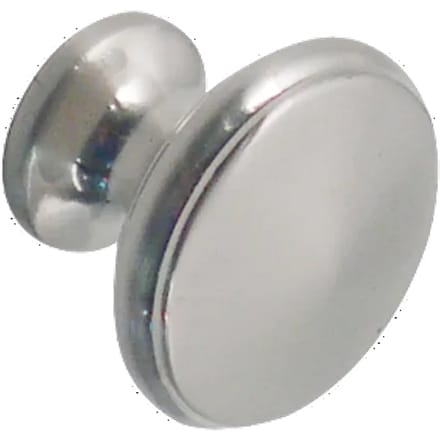 Bertomani Meubelknop - Aluminium Vernikkeld - 25mm - Set Van 2