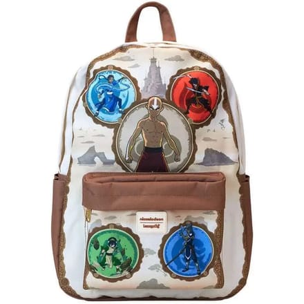 Dames minirugzak Loungefly Nickelodeon - Nylon Full-Size Avatar: The Last Airbender Bending Arts
