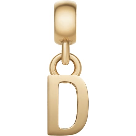 DANIEL WELLINGTON LETTER CHARM DW00400487 GOLD-PLATED LETTER D BEDEL 1 STUK