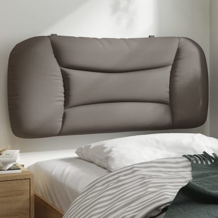 vidaXL - Hoofdbordkussen - "Hvar" - 80 - cm - stof - taupe
