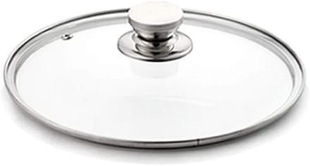 Glazen Deksel - Pan Deksel - Koken - Gehard Glas - 32 cm - Transparant