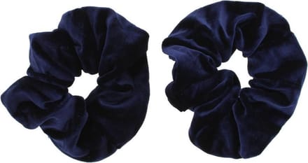 Zac's Alter Ego - Luxury velvet Haar scrunchie - Blauw