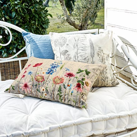 LOBERON Kussenhoes set van 2 Eleonoire bont