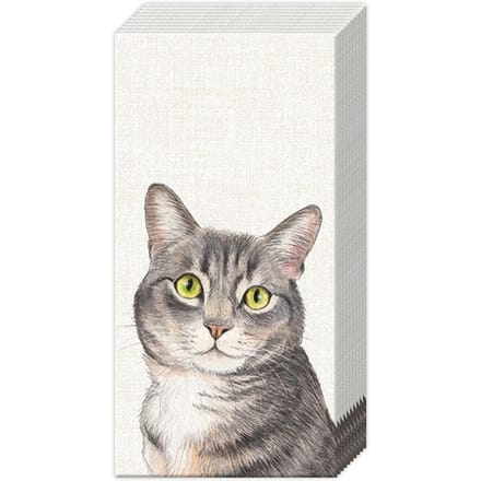Papieren zakdoeken "Cat"
