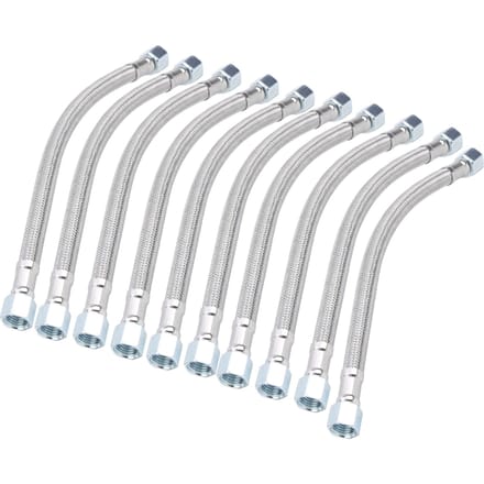 10pcs 14 x 1.5 Filetage Femelle Élément Compresseur d'Air Tuyau Frein Silencieux Sans Huile Tuyau de Ligne 40cm