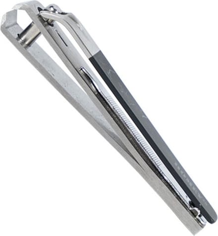 Homey's teennagelknipper - 8 cm - rechte bek - RVS - satin/matzwart